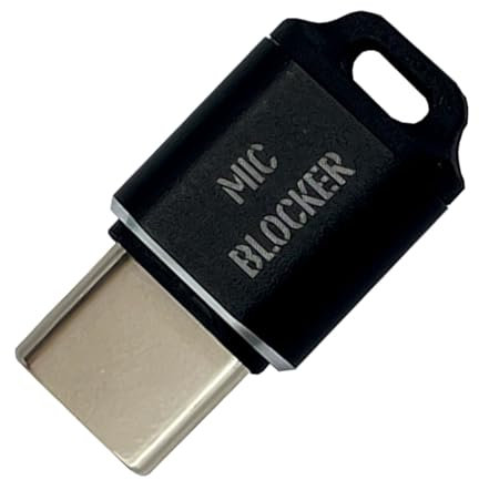 ZIDDAR Microphone Lock USB C Microphone Sound And Data Security Privacy Protector For Laptops Desktop Computer High Sensitivity