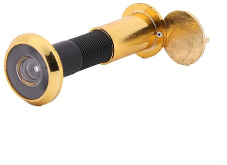 Mirilla de puerta de 220 grados con lente de vidrio gran angular para mayor seguridad y visión clara