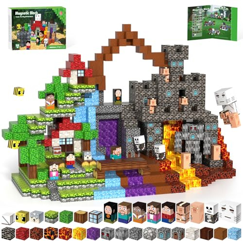 150pcs Magnetic Building Blocks, STEM Toys Educational Magnet Cubes for Kid