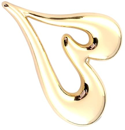 MALUGOGO e a Forma di Cuore in Lega Color Oro Accessorio da Appuntare su Cappotti e Sciarpe, per Anniversari e Feste per Donne