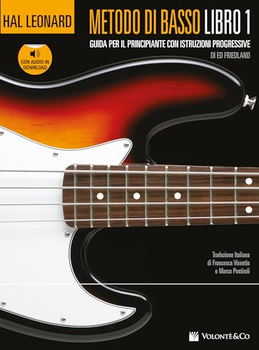Metodo di basso (con audio in download). Libro 1. Guida per il principiante con istruzioni progressive. Audio in download