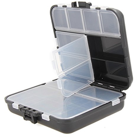 NewShot 26 Compartments Flip Top Box for Fishing Tackle or Beads