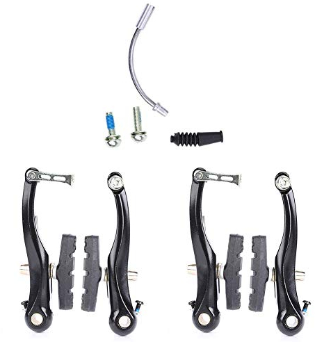 VIFER Fahrrad V Bremse, 2 Paar V Brake Set Fahrrad Bremssatz Fahrradteile Aluminiumlegierung Vorne Hinten V Bremse für Mountainbike Rennrad