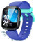 LAMA Smartwatch Kinder, Fitness Tracker, 1,4“ Fitnessuhr mit Schrittzähler IP68 Wasserdicht Kinderuhr, Aktivitätstracker mit Pulsmesser Schlafmonitor ​für Jungen Mädchen, Blau