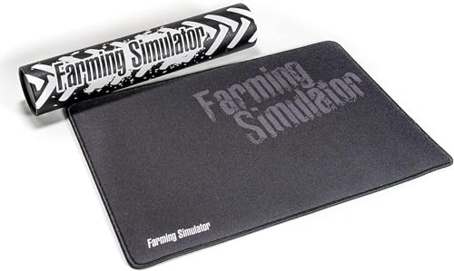 Farming Simulator Mauspad (Größe 30x40 cm, Rutschfester Boden aus Kautschuk, Oberseite mit Stoff)