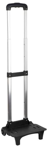 Chariot à Sac à Dos, Chariot pour Sacs à Dos Scolaires Garçon et Fille, Trolley pour roulettes Alliage D'aluminium avec Tige Télescopique