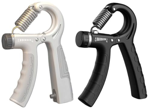 2 Pezzi Hand Grip, Avambracci Attrezzi, Allenamento Avambraccio, Resistenza Regolabile 5-60kg, Perfetto per Musicisti Atleti ed Recupero di Lesioni alla Mano, Regolabile Attrezzi Gripper