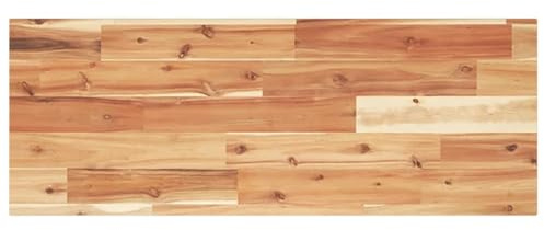 vidaXL Estante Flotante Madera Acacia Maciza Acabado Aceite 80x30x2 cm, Estante de Pared, Unidad de Estante de Pared, Estante de Cuarto de Servicio
