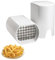 Potato Chipper, Chip Cutter, Multipurpose French Fry Vegetable Cutter, Stainless Steel French Fry Cutter, Vegetable Fruit Slicer Home Kitchen Tools, Potato Cutter for Fries Potato Vegetable