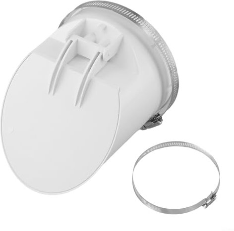 Filtro di scarico antiodore in PVC, valvola di ritegno per tubi di drenaggio con antiodore per sistemi di drenaggio esterni, copertura per tubi di drenaggio dell'acqua piovana, valvola di non ritorno