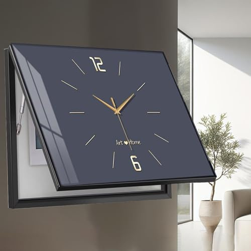 Copri Cassaforte a Muro Copertura Decorativa per Quadro Elettrico, per Nascondere la Scatola del Contatore, Copertura Orizzontale per Quadro Elettrico, Coperchio(Gray,40x30cm(15 3/4x11 3/4))