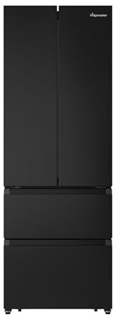 Fridgemaster American Fridge Freezer - Black - E Rated