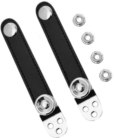 Ciieeo Cinghie per Fisarmonica Imbottite Doppio Strato Fibbie in Metallo Set 2 Pezzi Compatibili Fisarmonica Basso Accessori Sostitutivi