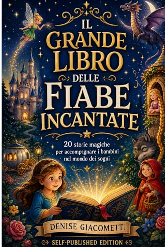 IL GRANDE LIBRO DELLE FIABE INCANTATE: 20 storie magiche per accompagnare i bambini nel mondo dei sogni