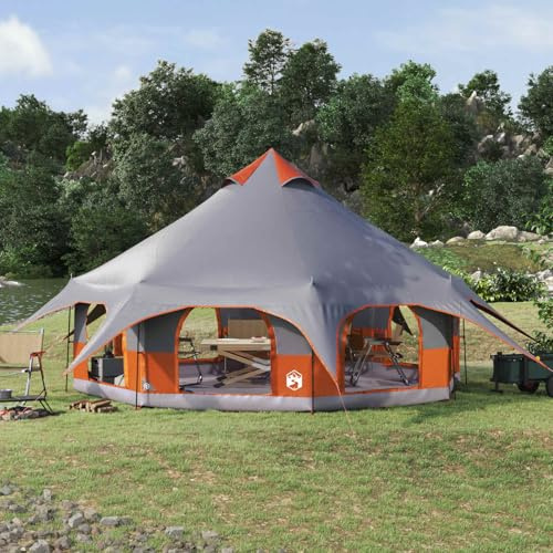 LoogCape Familjetält grön personer, 185T polyester med PU-beläggning x x vattentätt kupoltält med glasstänger, campingset för familj, utomhusäventyr