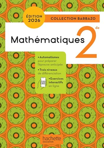 Barbazo Mathématiques 2de - Livre élève - Ed. 2026