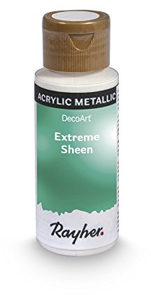 Rayher 35014825 Peinture Acrylique métallique, Extreme Sheen 59 ML, Aigue Marine