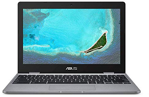 ASUS Chromebook C223NA-DH02 11.6 HD, Intel Dual-Core Celeron N3350 Processor (Up to 2.4GHz) 4GB RAM, 32GB eMMC Storage, Grey