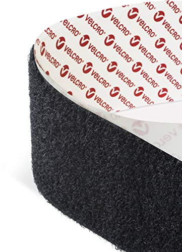 Velcro Brand - PS14 Self 30mm Wide Adhesive Tape Hook and Loop Sticky Backed Fastener (2m | Multiples Sent as Continuous Length