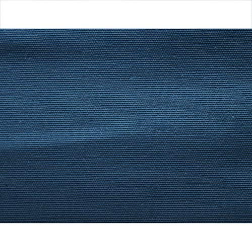 Tessuto cotone tappezzeria tinta unita al metro vari colori altezza 280 cm (Azzurro 609)