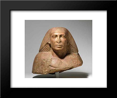 Third Intermediate Period-Late Period - 24x20 Framed Art by Museum Prints Titled: Statue of Ankhemtenenet