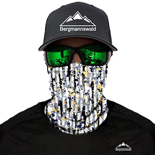 Bergmannswald® Multifunktionstuch nahtlos (1er Pack, Designer)