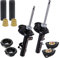 BESTPRICE 2x ammortizzatore a gas a pressione, incluso supporto e kit di protezione dalla polvere, compatibile con FOCUS C-MAX (DM2), FOCUS 2 Mk2 (DA_, HCP, DP) (DB_, FCH, DH)(DA_, FFS, DS)
