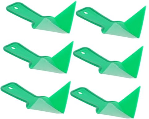 Uonlytech Paleta De Esquina Interior Y Exterior De 6 Piezas Para Enlucido Y Acabado Profesional Paleta De Enlucido De Plástico Práctica Para Proyectos De Construcción De Paneles De Yeso Y