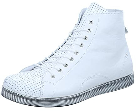 Andrea Conti Damen Schnürer Sneaker, weiß, 41 EU