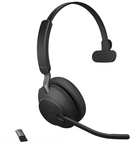 Jabra Evolve2 65 Casque monaural USB-A sans Fil Version de Communication unifiée Noir 26599-889-999