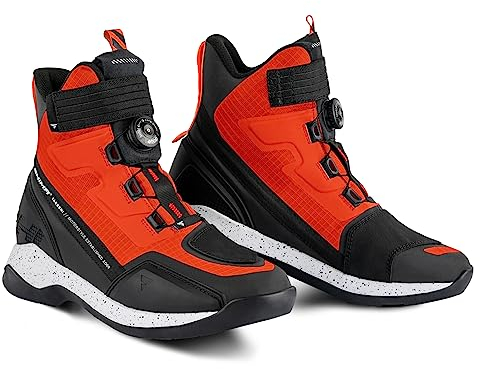 SHIMA Herren Takeshi Motorradschuhe, Rot, 43 EU