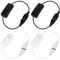 Jubaopen 4 Stück USB-Kabel Mit Ein/Aus-Schalter - Verlängerungs-Inline-Wippschalter Netzschalter Mit Extenstion Kabel Für Lampe, Ventilator (USB-C-Stecker)