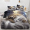 YELDAN Faultier Bettwäsche 140x200 Winter, Kinder Bettbezug 140x200 2er Set, Wendebettwäsche und Kissenbezug, Weiche & Atmungsaktive Mikrofaser Bettwäsche-Sets