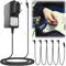 Gitarre Pedal Netzteil 9V 1A AC DC Adapter: Stromquelle Ladeadapter Pedale Netzteil Netzgerät Netzadapter mit Center Negative 5-Wege Daisy Chain Kabel für Boss Gitarreneffektpedal Casio Keyboard