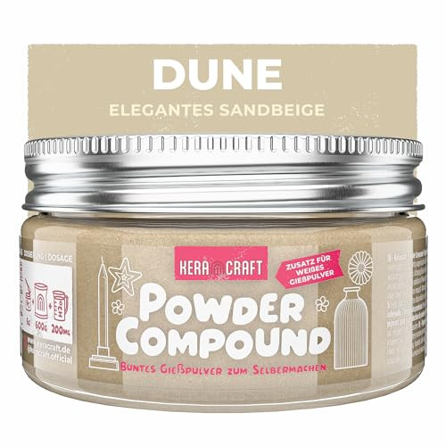 KERACRAFT Powder Compound 50g - Farbigmente für Gießpulver zum Modellieren & Gießen - Dune