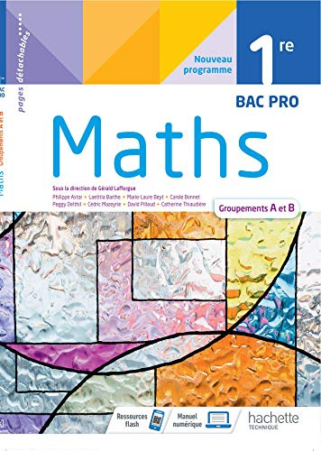 Mathématiques 1ère Bac Pro groupements A et B - cahier de l'élève - Éd. 2021