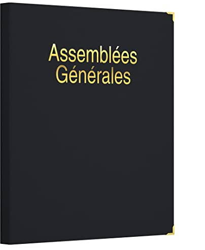 Classeur Registre Assemblées Générales - UTTSCHEID (1, Carton Rigide, Avec Recharge 100 feuillets foliotés)