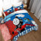 Ste-X Bettbezug-Set Thomas Der Zug 3-teiliges Weiches Und Atmungsaktives Weißes Bettwäsche-Set ? Reißverschluss + 2 Kissenbezüge 80 X 80 (135x200cm,Thoma 01)