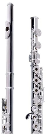 Flauto Flauto 17 fori argentato/chiavi francesi/bocchino argento