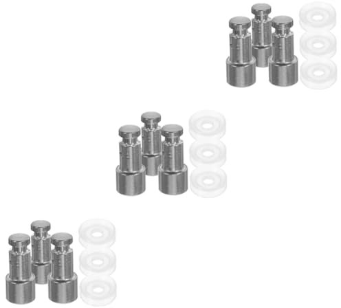 Cabilock 9pcs Pressure King Valve Pressure Cooker Float Valve Replacement Float Safety Relief for Kitchen Gadgets