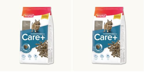 BEAPHAR – Care+ – Alimentation Super Premium extrudée pour octodon – Extrait de thé Vert – 19% de Fibres – Haute digestibilité – Participe à l’Usure Naturelle de Dents – sans sucres ajoutés – 700g