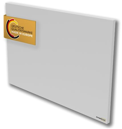 SCHMIDBAUER® Chauffage infrarouge, 700 W, avec accessoires de montage, support mural/de plafond, avec protection contre la surchauffe, soudé sans cadre, revêtu par pulvérisation