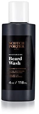 Scotch Porter Moisturizing Beard Wash Shampoo, Warm Spice & Musk