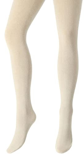 OVISSA Collant Italiani Spessi per Donna in Lana Acrilica 180 Denari Morbidi Opachi Collant da Donna Collant Elastici Solidi da Donna con Forte Cintura Rinforzata con Puntale Forte Taglie S-XL
