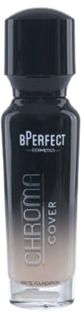 BPerfect Chroma Cover Matte Foundation - Weightless Full Coverage Base with Hyaluronic Acid & Vitamin E - Soft Matte Finish - Shade 5 - N2 Light Sandy Neutral
