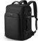 HOMIEE Handgepäck Rucksack 55x40x20 50L Großer Erweiterbarer Reiserucksack Flugzeug 18 Zoll Laptoprucksack mit USB Ladeanschluss Herren Damen Carry on Kabinenrucksack für Reisen Business Weekender