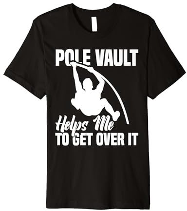 Pole Vaulting Shoes Pole Vaulter Spikes Gloves Pole Vault Premium Tri-blend T-Shirt