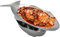 per pesce in stile thailandese, in metallo, forma unica, di presentazione in alluminio, elegante alimentare per interni o esterni, barbecue