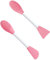 Spazzola per Maschera in Silicone, 2Pcs Pennello per Maschera 2 in 1, Spazzole in Siliconeo, Spazzola per Maschera a Doppia Punta, Pennello per Pulizia, Strumento di Bellezza