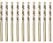 Meccion HSS Cobalt Jobber Drill Bit 10pcs 3.2mm Twist Drill Bit for Drilling Stainless Steel and Metal